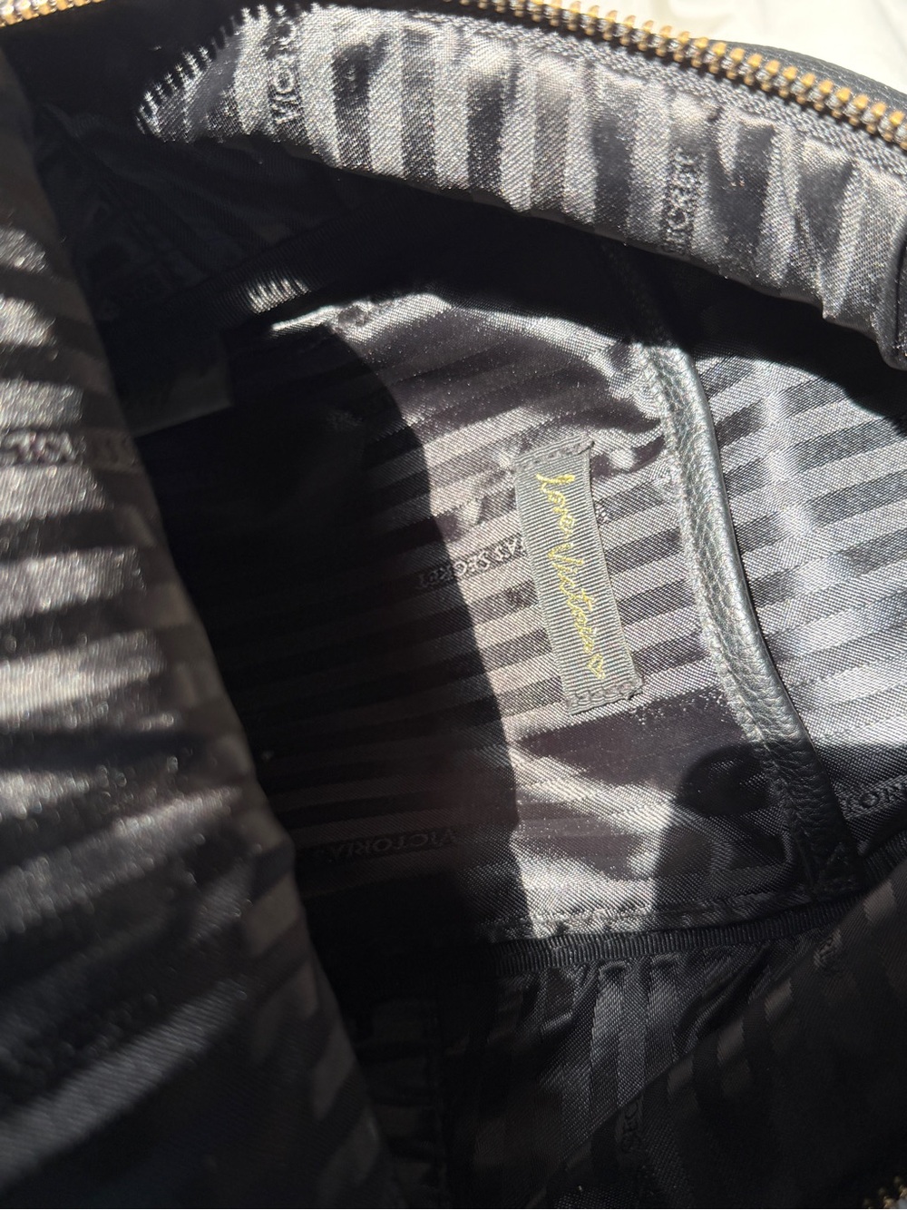 Victoria’s Secret Black Quilted Mini Backpack Purse - Picture 5 of 5
